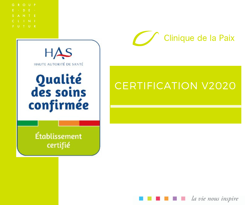 Clinique de la Paix - Certification V2020