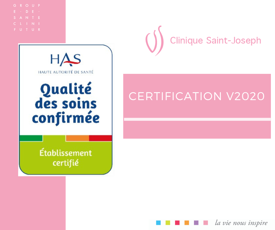 Clinique Saint-Joseph - Certification V2020