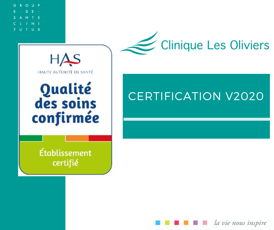 Clinique Les Oliviers - V2020 certification